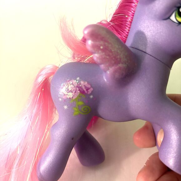 My Little Pony MLP G3 Royal Rose 2005 Crystal Princess Hasbro Vintage - Picture 6 of 7